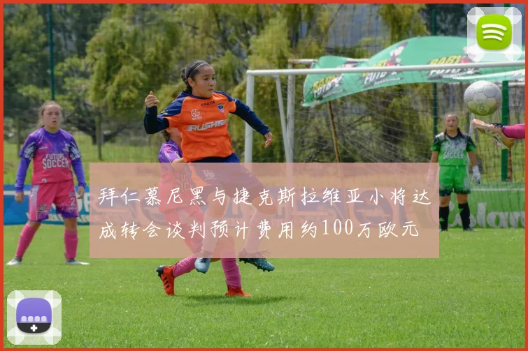 拜仁慕尼黑与捷克斯拉维亚小将达成转会谈判预计费用约100万欧元